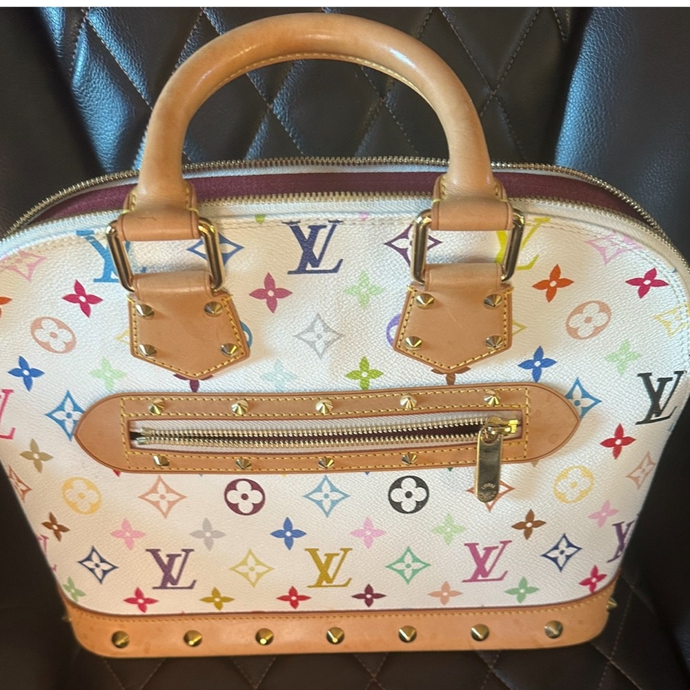Authentic Lv Multicolored Alma Pm - image 2